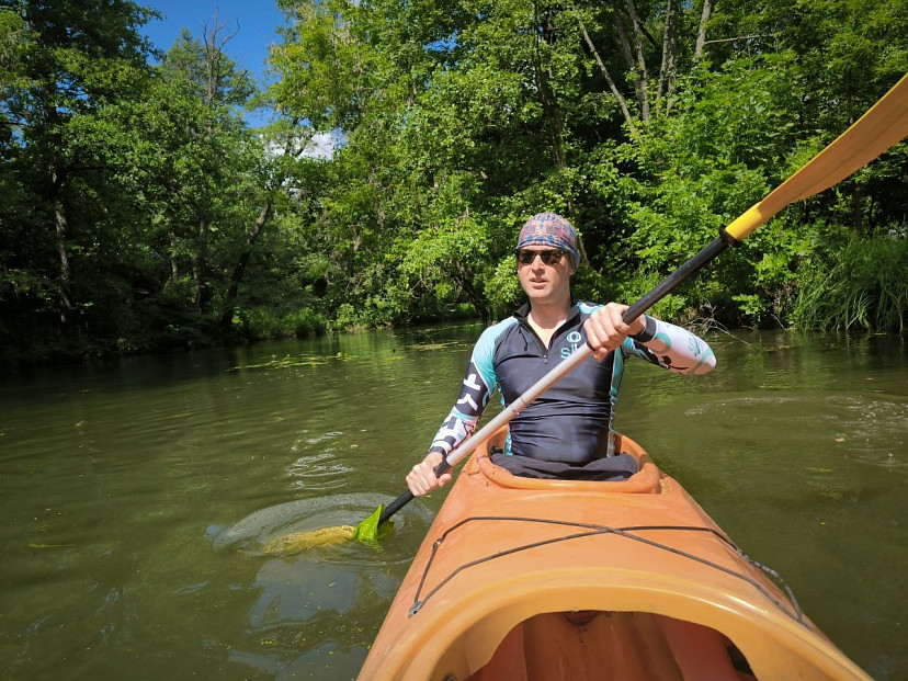 Саратовский чиновник присоединился к сплаву на байдарках